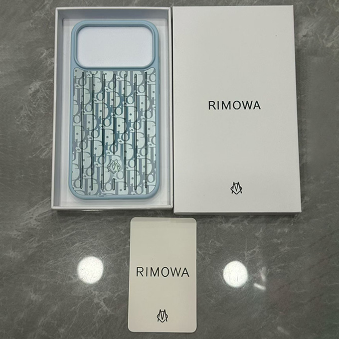 rimowa dior collaboration vertical grooved iphone case